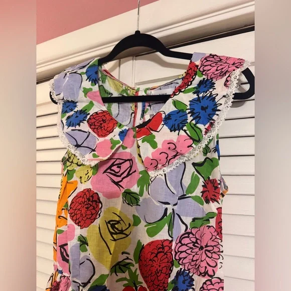 Anthropologie SWF Linen Romper - Picture 6 of 8